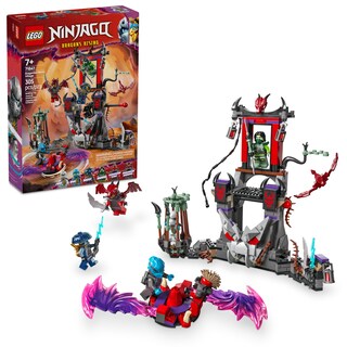 Foto 1 | Foto 1 | Lego Ninjago Aldea De La Tormenta Dragónida Juego De Combate Juguete De Construcción Con 6 Minifiguras Y Un Spinner Regalo D
