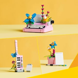 Foto 3 | Foto 3 | Lego Creator 3en1 Máquina De Escribir Con Flores Juguete De Construcción Transformable En Un Keytar O Una Maceta Con Bolígrafo