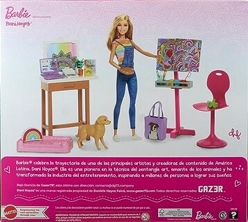 Foto 3 | Foto 4 | Barbie Set De Juego Dani Hoyos Para Niñas De 3 Años En Adelante Mattel Creadora De Contenidos Latina Adorable Perro De Res