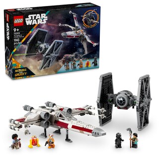 Foto 1 | Foto 1 | Lego Star Wars™ Caza Tie Y X-wing Fusionados Cazas Estelares De Juguete Para Construir Con 4 Minifiguras Regalo Para Niños Ni
