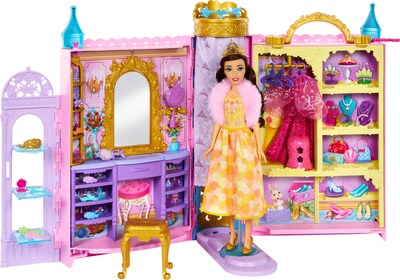 Foto 1 | Foto 1 | Disney Princess Set De Juego Closet Mágico Con Muñeca Bella Para Niñas De 3 Años En Adelante