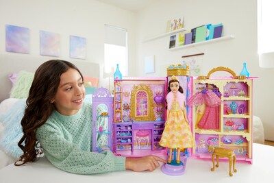 Foto 2 | Foto 2 | Disney Princess Set De Juego Closet Mágico Con Muñeca Bella Para Niñas De 3 Años En Adelante