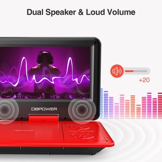 Foto 6 | Foto 6 | Reproductor De Dvd Portátil Dbpower De 11 5 Pulgadas Con Pantalla Giratoria De 9 Pulgadas - Venta Internacional.