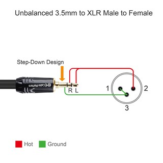 Foto 5 | Foto 5 | Cable De 3 5 Mm A Xlr Cable De 3 M Macho A Macho Compatible Con Ipod - Venta Internacional.