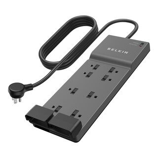Foto 1 | Foto 1 | Protector Contra Sobretensiones Power Strip Cable Belkin De 8 Salidas Y 1 8 M - Venta Internacional.