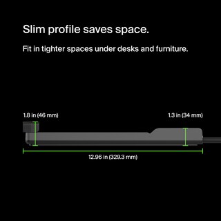 Foto 3 | Foto 3 | Protector Contra Sobretensiones Power Strip Cable Belkin De 8 Salidas Y 1 8 M - Venta Internacional.