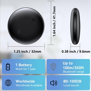 Foto 7 | Foto 7 | Etiquetas Inteligentes Bluetooth Delumu Air Tracker Paquete De 4 Unidades Para Android - Venta Internacional.