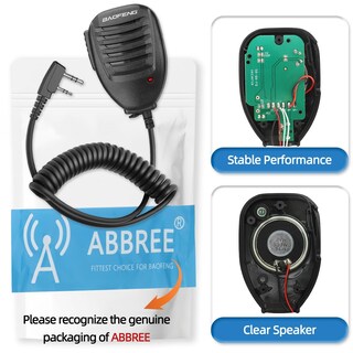 Foto 2 | Foto 2 | Micrófono Con Altavoz Baofeng Para Radio Portátil Baofeng Uv-5r - Venta Internacional.