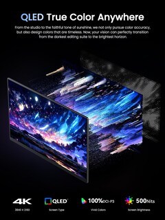 Foto 4 | Foto 4 | Monitor Portátil Uperfect 17 3 Pulgadas 4k 120 Hz Qled 500 Nits Usb-c Hdmi - Venta Internacional.