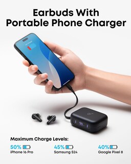 Foto 3 | Foto 3 | Auriculares Soundcore P41i De Anker Con Cargador Portátil Ipx5 - Venta Internacional.