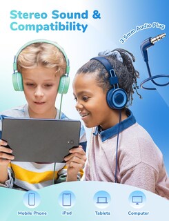 Foto 6 | Foto 6 | Auriculares Con Cable Iclever Para Niños Volumen Limitado Paquete De 10 - Venta Internacional.