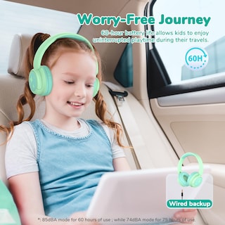 Foto 4 | Foto 4 | Auriculares Bluetooth Iclever Bth22 Para Niños 60 Horas Aptos Para Jugar 85 Dba - Venta Internacional.