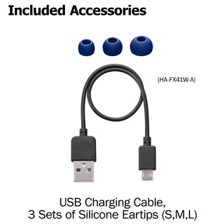 Foto 6 | Foto 6 | Auriculares Inalámbricos Jvc Air Cushion Hafx41wb Negros - Venta Internacional.