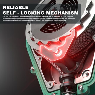 Foto 6 | Foto 6 | Sistema De Protección Contra Caídas Lifeline Autorretráctil De 23 Pies Y 150 Kg - Venta Internacional.