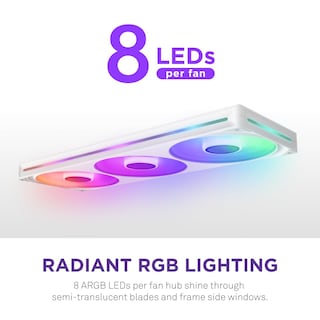 Foto 7 | Foto 7 | Unidad De Ventilador Nzxt F420 Rgb 420 Mm 3x140 Mm Led Blancos - Venta Internacional.
