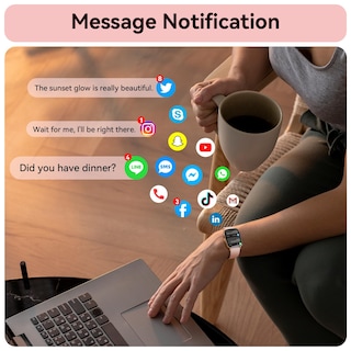 Foto 2 | Foto 2 | Reloj Inteligente Tensky De 1 85 Pulgadas Para Android/iphone Con Rastreador De Actividad Física - Venta Internacional.