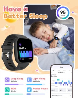 Foto 6 | Foto 6 | Reloj Inteligente Tictiky Kids De 1.83 Pulgadas Rastreador De Actividad Física A Prueba De Agua - Venta Internacional.