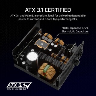 Foto 4 | Foto 4 | Fuente De Alimentación Corsair Rm850x Totalmente Modular 850w Atx 3.1 - Venta Internacional.