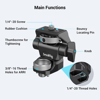 Foto 4 | Foto 4 | Soporte De Monitor Smallrig Ajustable Para Sistemas Arri De 5» Y 7» - Venta Internacional.