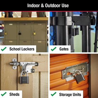 Foto 7 | Foto 7 | Master Lock 178d - Candado De Combinación 1 Paquete Negro