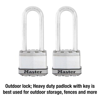 Foto 7 | Foto 7 | Master Lock Padlock  Magnum Laminated Steel Lock  1-3/4 In. Wide  M1xtlj (pack Of 2-keyed Alike)