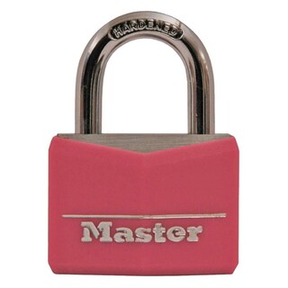 Foto 1 | Foto 1 | Master Lock Candado Con Llave De Aluminio Cubierto 146d  1-9/16 Pulgadas  Rosa