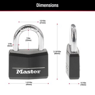 Foto 3 | Foto 3 | Master Lock Candado Con Llave De Aluminio Cubierto 146d  1-9/16 Pulgadas  Rosa