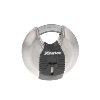 Foto 1 | Foto 1 | Master Lock Magnum Utiliza M1 De Acero Cubiertos De Bloqueo De Disco Clave En Blanco Utiliza M1 Clav