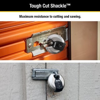 Foto 6 | Foto 6 | Master Lock Magnum Utiliza M1 De Acero Cubiertos De Bloqueo De Disco Clave En Blanco Utiliza M1 Clav