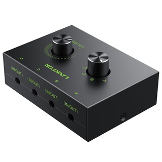 Foto 4 | Foto 4 | Conmutador De Audio Para Estéreo De 4 Puertos De 3 5 Mm Con Control De Volumen - Venta Internacional.