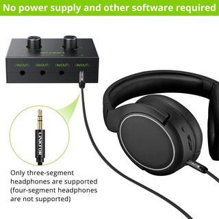 Foto 5 | Foto 5 | Conmutador De Audio Para Estéreo De 4 Puertos De 3 5 Mm Con Control De Volumen - Venta Internacional.