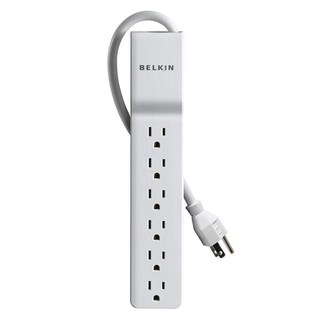Foto 2 | Foto 2 | Protector Contra Sobretensiones Power Strip Cable Belkin De 6 Salidas Y 2.5 Pies - Venta Internacional.