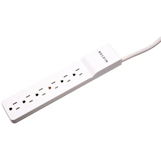 Foto 4 | Foto 4 | Protector Contra Sobretensiones Power Strip Cable Belkin De 6 Salidas Y 2.5 Pies - Venta Internacional.