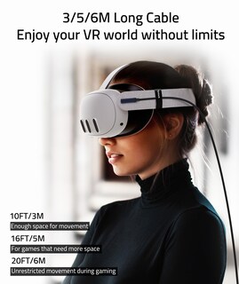 Foto 6 | Foto 6 | Cable De Enlace Syntech Usb 3.0 De 6 M Para Oculus Meta Quest Vr - Venta Internacional.