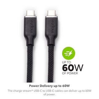 Foto 3 | Foto 3 | Cable Electrónico Mophie Charge Stream Usb-c De 1 M 60 W - Venta Internacional.