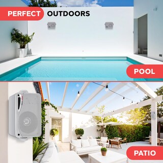 Foto 7 | Foto 7 | Set De Altavoces Para Exteriores Pyle Plmr24 De 3 5 Pulgadas Y 200 W 3 Vías Blanco - Venta Internacional.