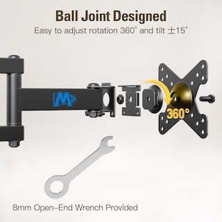 Foto 7 | Foto 7 | Soporte De Pared Para Tv Dream Md2463 Para Televisor/monitor De 10 A 26 Pulgadas - Venta Internacional.