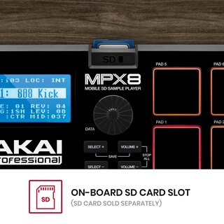 Foto 4 | Foto 4 | Controlador De Pads Sampleador Akai Professional Mpx8 Con 8 Pads Midi - Venta Internacional.