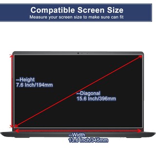 Foto 2 | Foto 2 | Protector De Pantalla Mubuy-gol 345x194mm Paquete De 2 Para Laptop De 15.6'' - Venta Internacional.