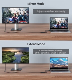 Foto 5 | Foto 5 | Cable Vga A Hdmi Fairikabe 1080p Hd Con Audio De 1 8 M - Venta Internacional.