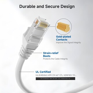 Foto 4 | Foto 4 | Cable Ethernet Matters Cat 6 10 Gbps 15 M Blanco - Venta Internacional.