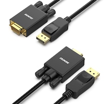 Cable Benfei Displayport A Vga De 1 8 M Paquete De 2 Unidades Para Lenovo Y Dell - Venta Internacional.