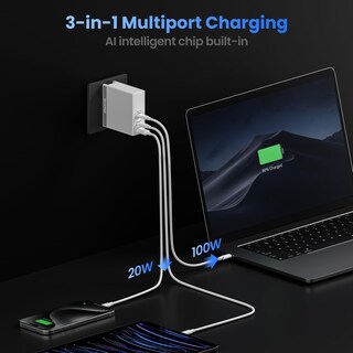 Foto 3 | Foto 3 | Cargador De Pared Rápido Charge Usb C De 140 W Pd3.1 - Venta Internacional.