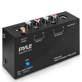 Foto 1 | Foto 1 | Preamplificador Phono Pyle Pp555 Con Batería De 9 V Y Dc 12 V - Venta Internacional.