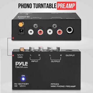 Foto 2 | Foto 2 | Preamplificador Phono Pyle Pp555 Con Batería De 9 V Y Dc 12 V - Venta Internacional.