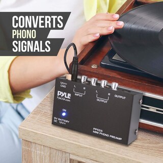 Foto 3 | Foto 3 | Preamplificador Phono Pyle Pp555 Con Batería De 9 V Y Dc 12 V - Venta Internacional.