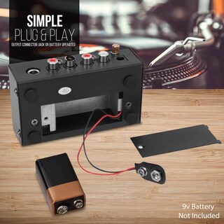 Foto 5 | Foto 5 | Preamplificador Phono Pyle Pp555 Con Batería De 9 V Y Dc 12 V - Venta Internacional.