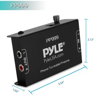 Foto 3 | Foto 3 | Preamplificador Phono Para Tocadiscos Pyle Pp999 Con Entrada/salida Rca Color Negro - Venta Internacional.