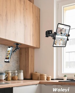 Foto 7 | Foto 7 | Soporte De Pared Para Tableta Woleyi Para Ipad Brazo Ajustable 360° 4-13 - Venta Internacional.