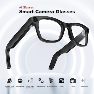 Foto 2 | Foto 2 | Gafas Inteligentes Ai Amzish Cámara Hd De 8 Mp Bluetooth - Venta Internacional.